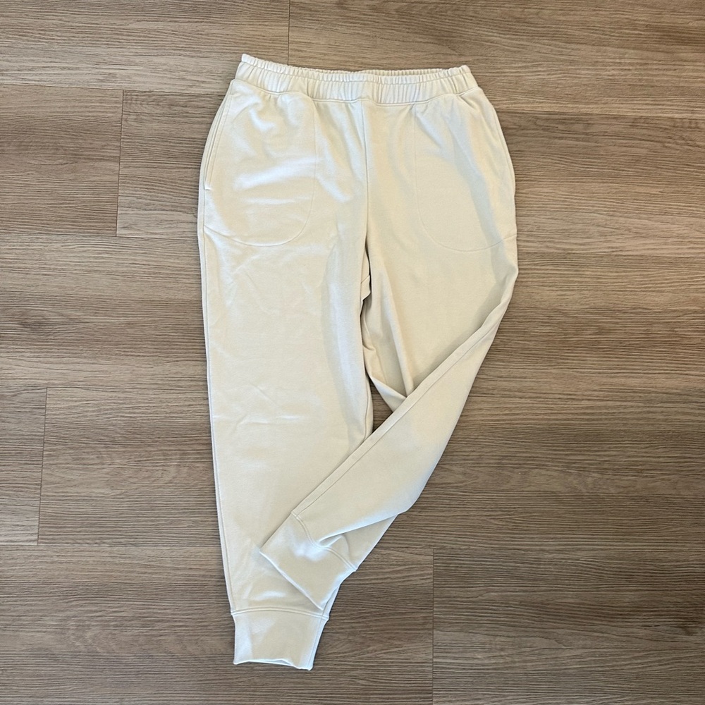 Varley Cream Track Pants